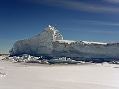 02A A Large Iceberg Is Stuck At The Floe Edge At The Beginning Of Day 1 On Floe Edge Adventure Nunavut Canada